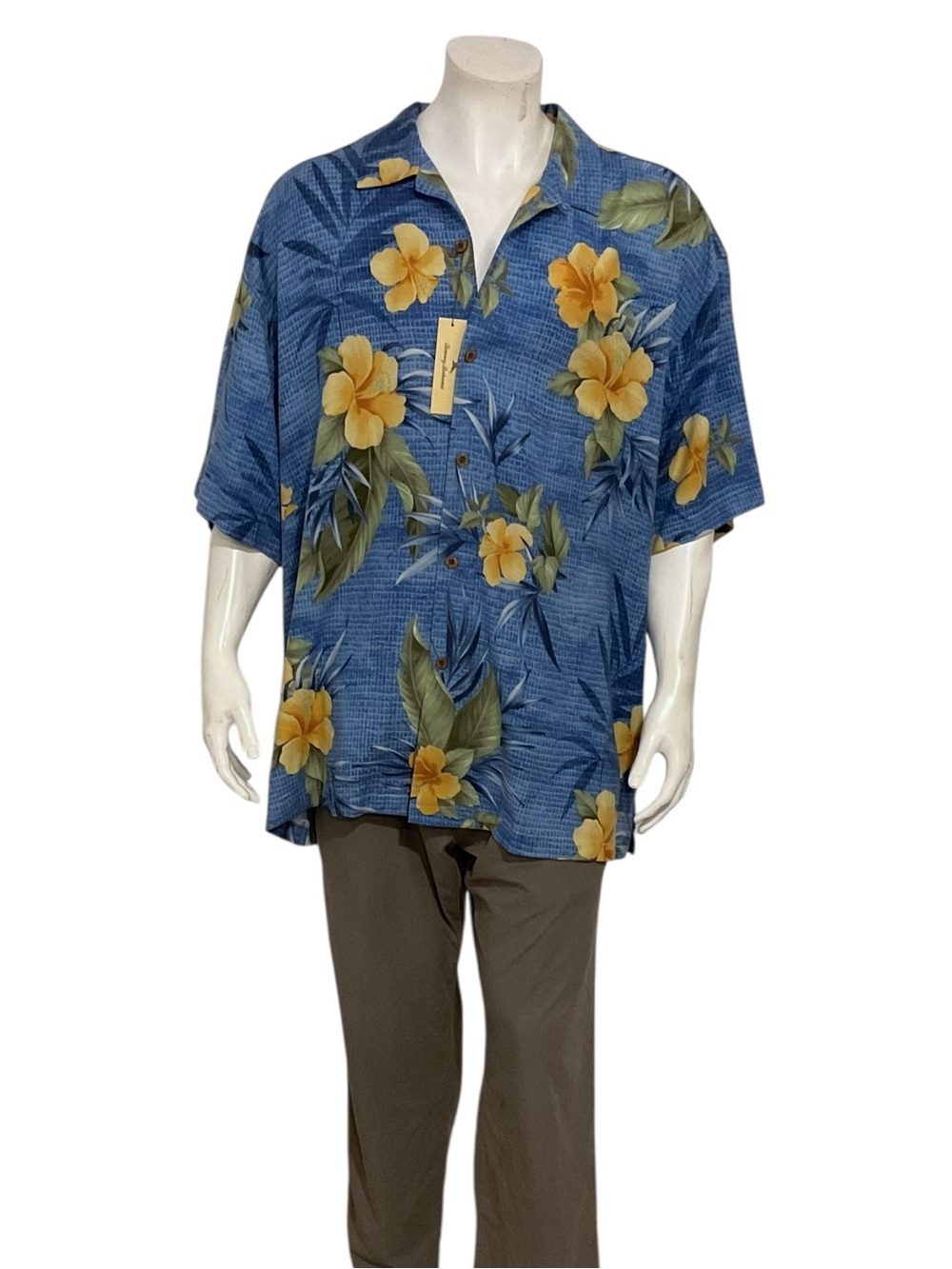 Tommy Bahama Men’s Tropical Mosaic Hawaiian Shirt